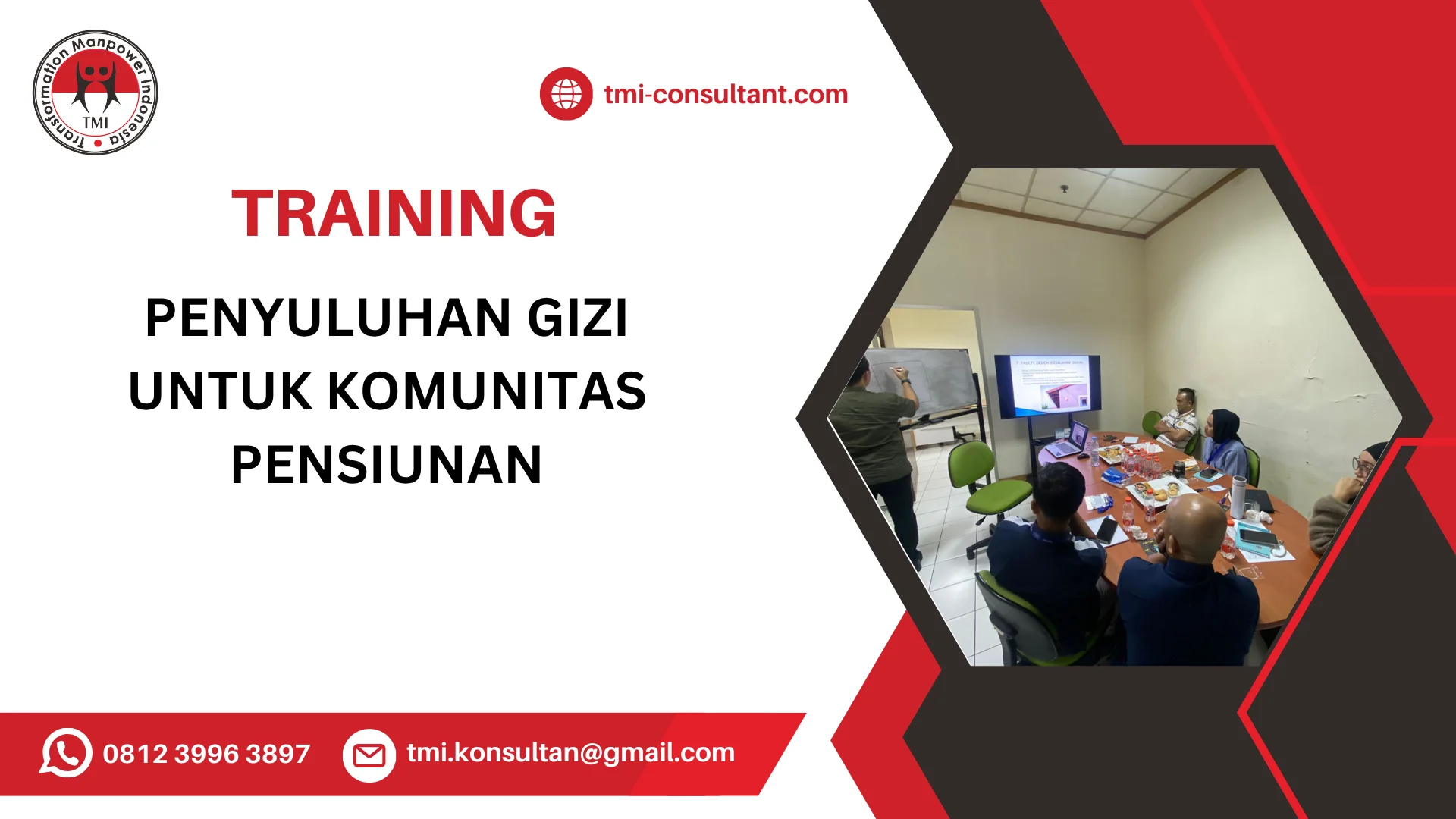 TRAINING PENYULUHAN GIZI UNTUK KOMUNITAS PENSIUNAN