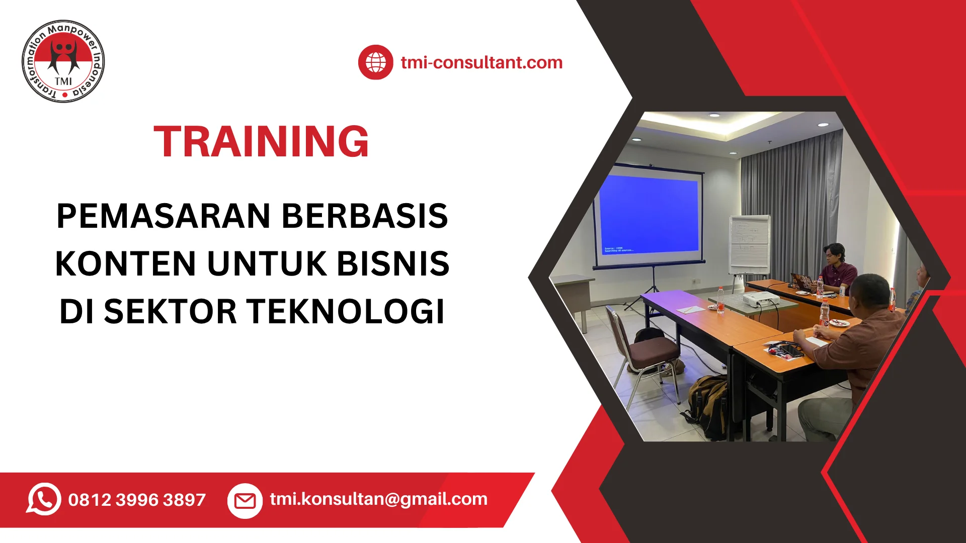 TRAINING PEMASARAN BERBASIS KONTEN UNTUK BISNIS DI SEKTOR TEKNOLOGI