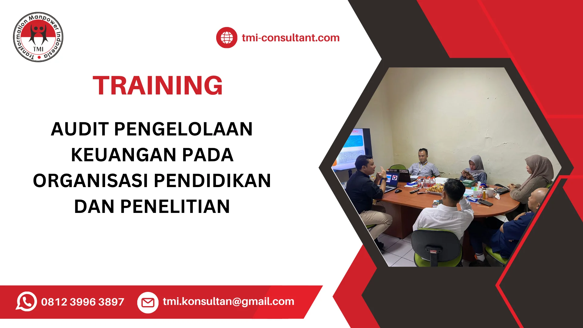 TRAINING AUDIT PENGELOLAAN KEUANGAN PADA ORGANISASI PENDIDIKAN DAN PENELITIAN