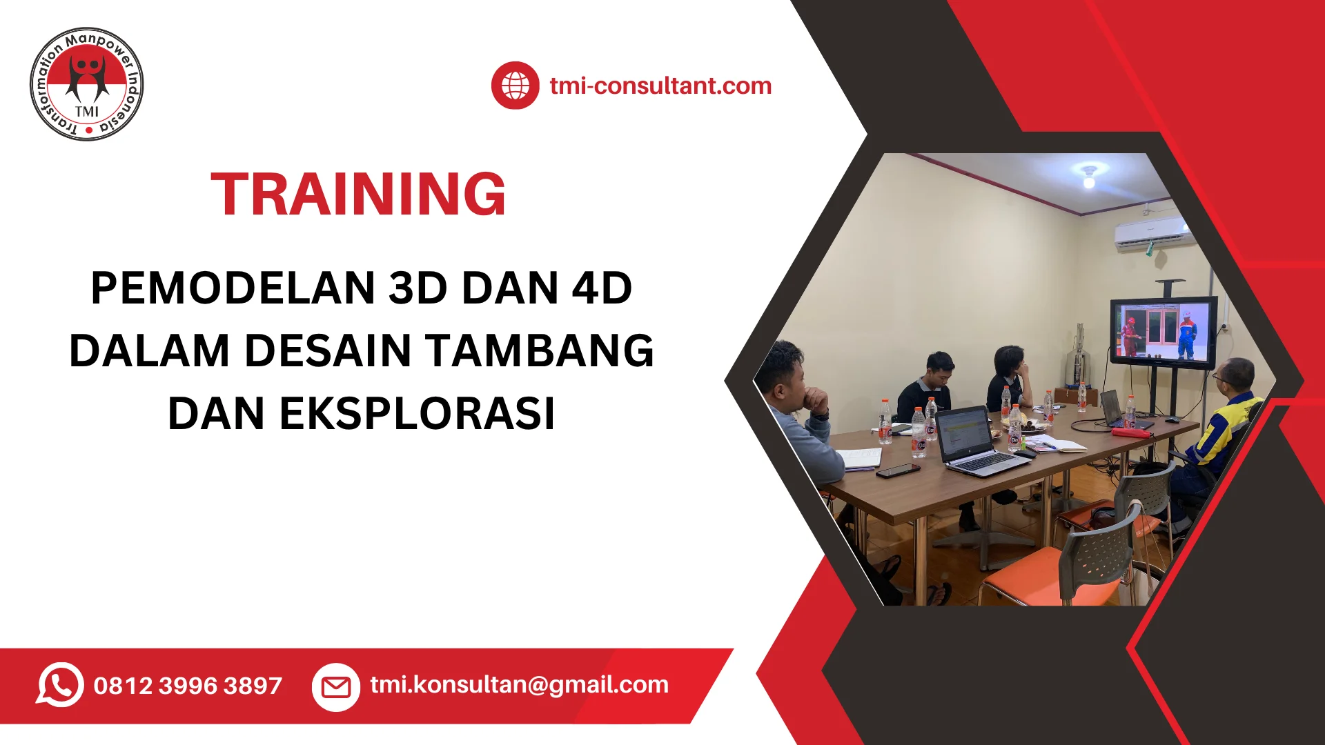 TRAINING PEMODELAN 3D DAN 4D DALAM DESAIN TAMBANG DAN EKSPLORASI