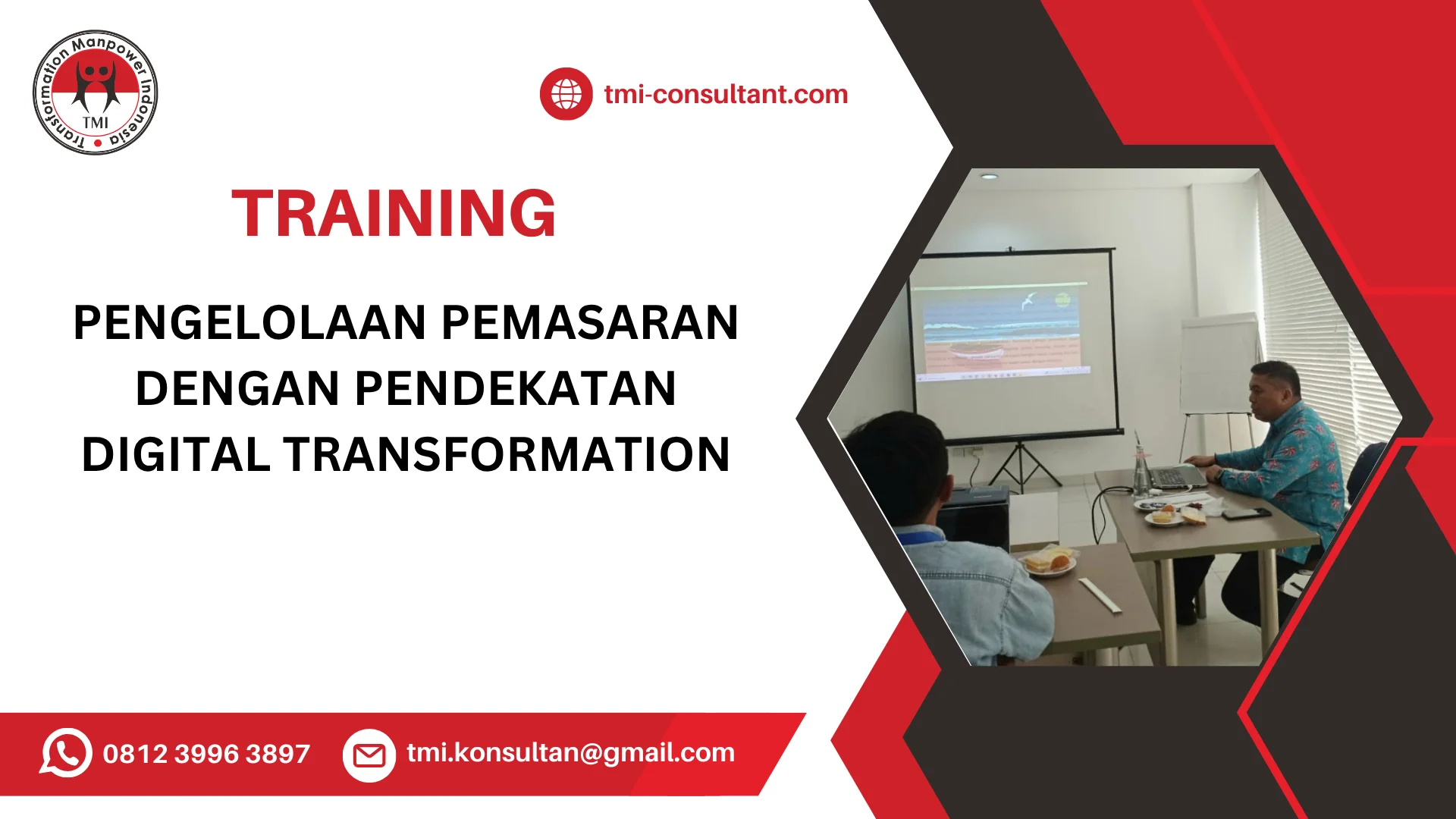 TRAINING PENGELOLAAN PEMASARAN DENGAN PENDEKATAN DIGITAL TRANSFORMATION