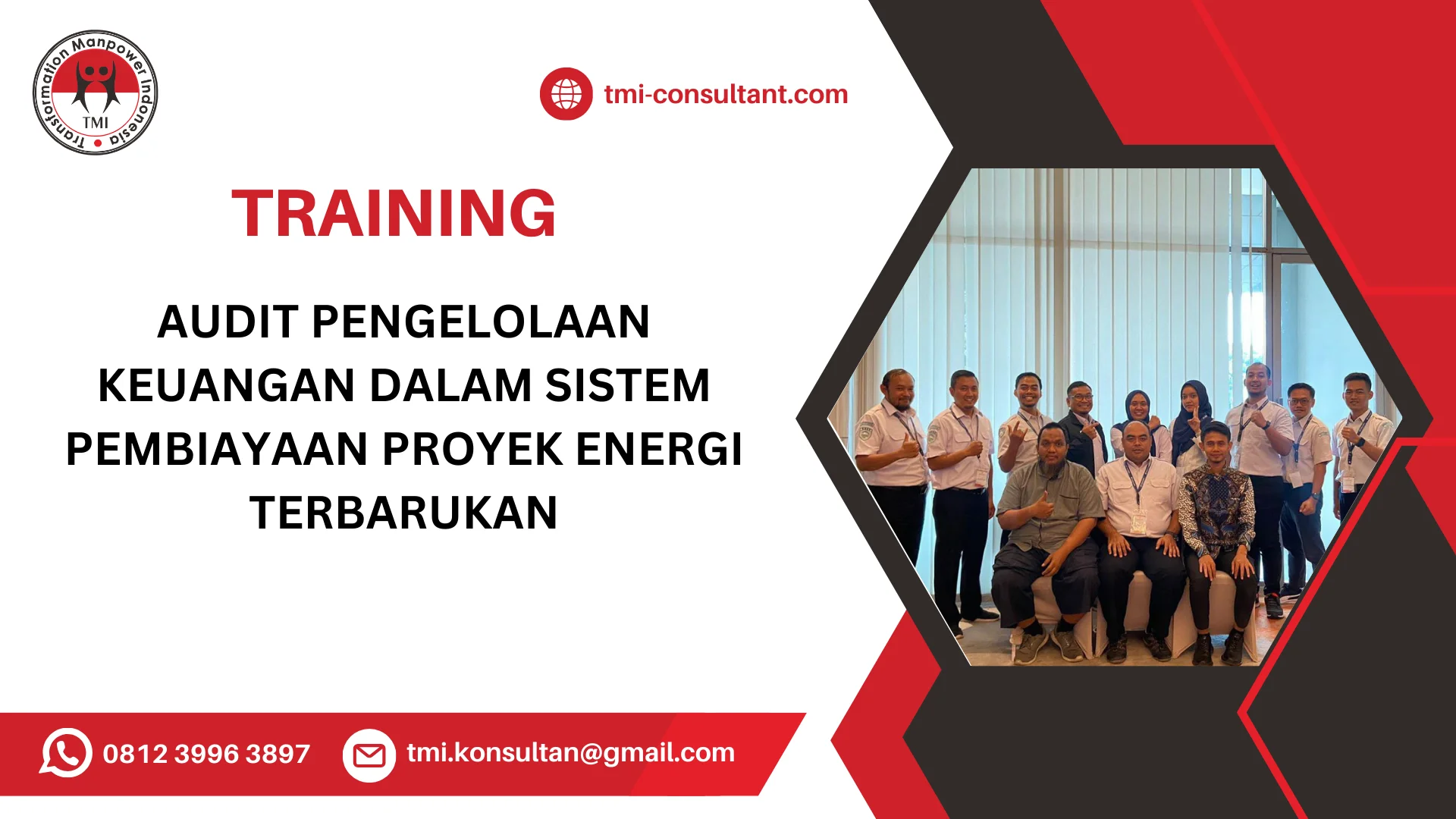 TRAINING AUDIT PENGELOLAAN KEUANGAN DALAM SISTEM PEMBIAYAAN PROYEK ENERGI TERBARUKAN