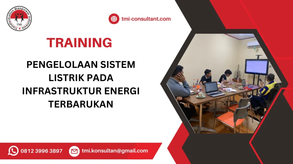 TRAINING PENGELOLAAN SISTEM LISTRIK PADA INFRASTRUKTUR ENERGI TERBARUKAN