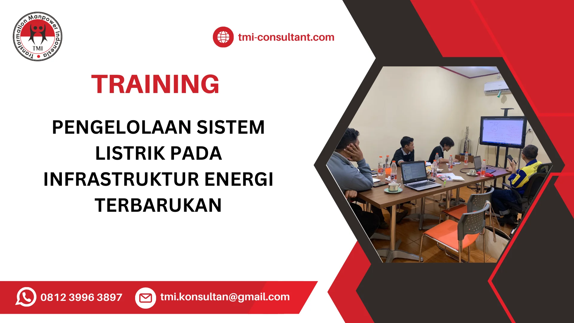 TRAINING PENGELOLAAN SISTEM LISTRIK PADA INFRASTRUKTUR ENERGI TERBARUKAN