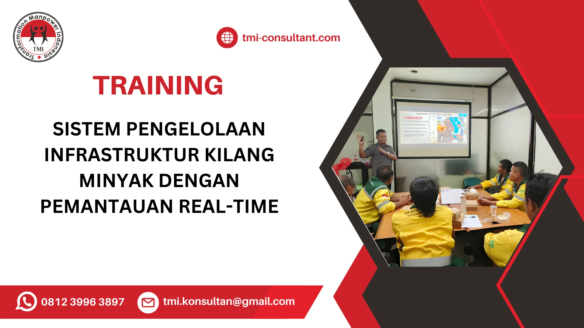 TRAINING SISTEM PENGELOLAAN INFRASTRUKTUR KILANG MINYAK DENGAN PEMANTAUAN REAL-TIME