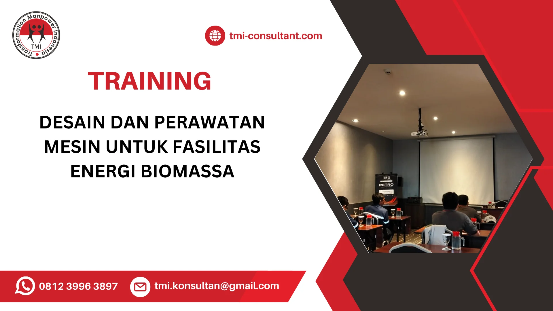 TRAINING DESAIN DAN PERAWATAN MESIN UNTUK FASILITAS ENERGI BIOMASSA