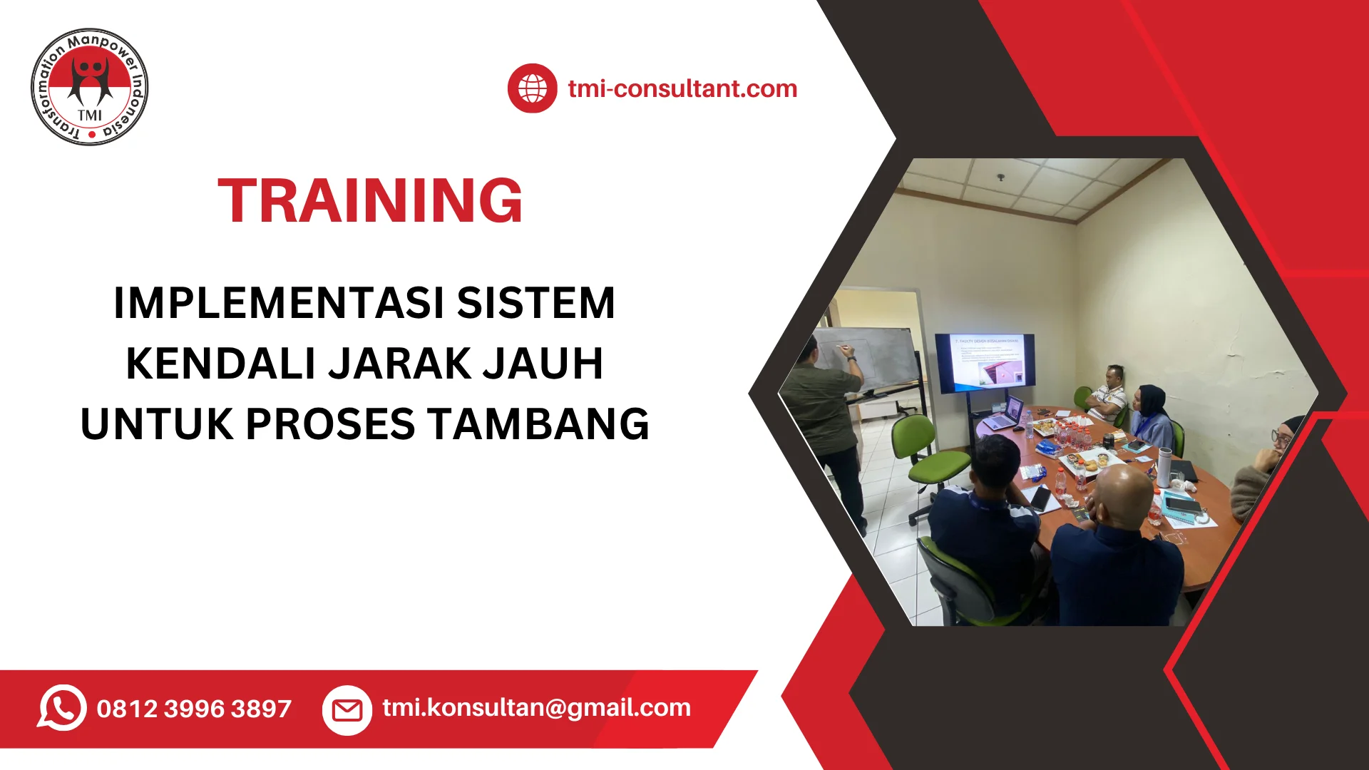 TRAINING IMPLEMENTASI SISTEM KENDALI JARAK JAUH UNTUK PROSES TAMBANG