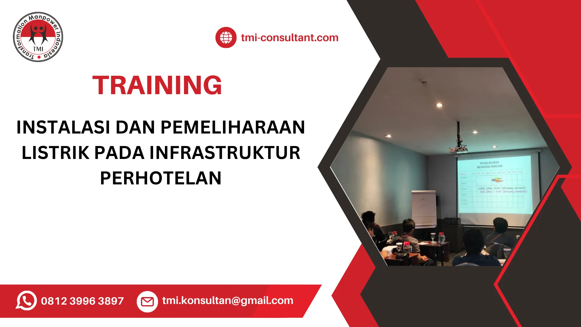 TRAINING INSTALASI DAN PEMELIHARAAN LISTRIK PADA INFRASTRUKTUR PERHOTELAN