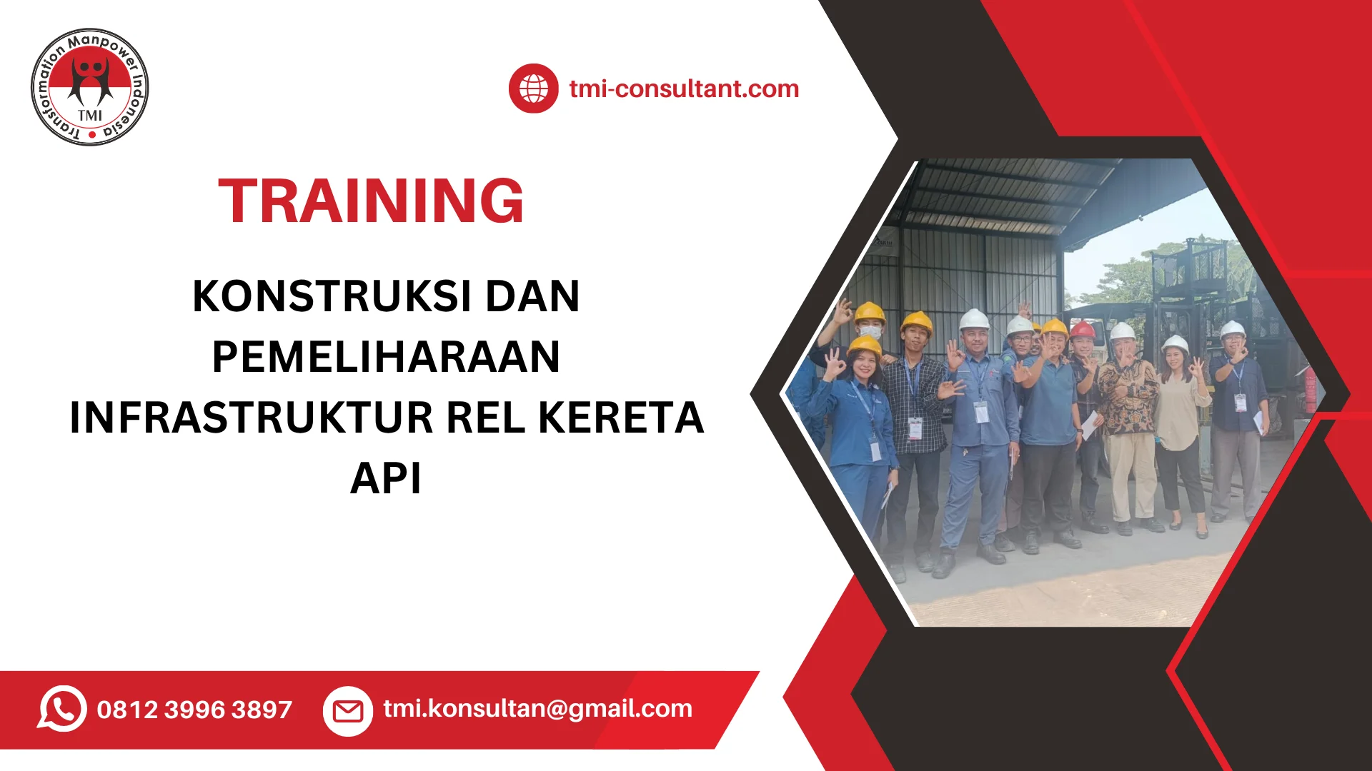 TRAINING KONSTRUKSI DAN PEMELIHARAAN INFRASTRUKTUR REL KERETA API