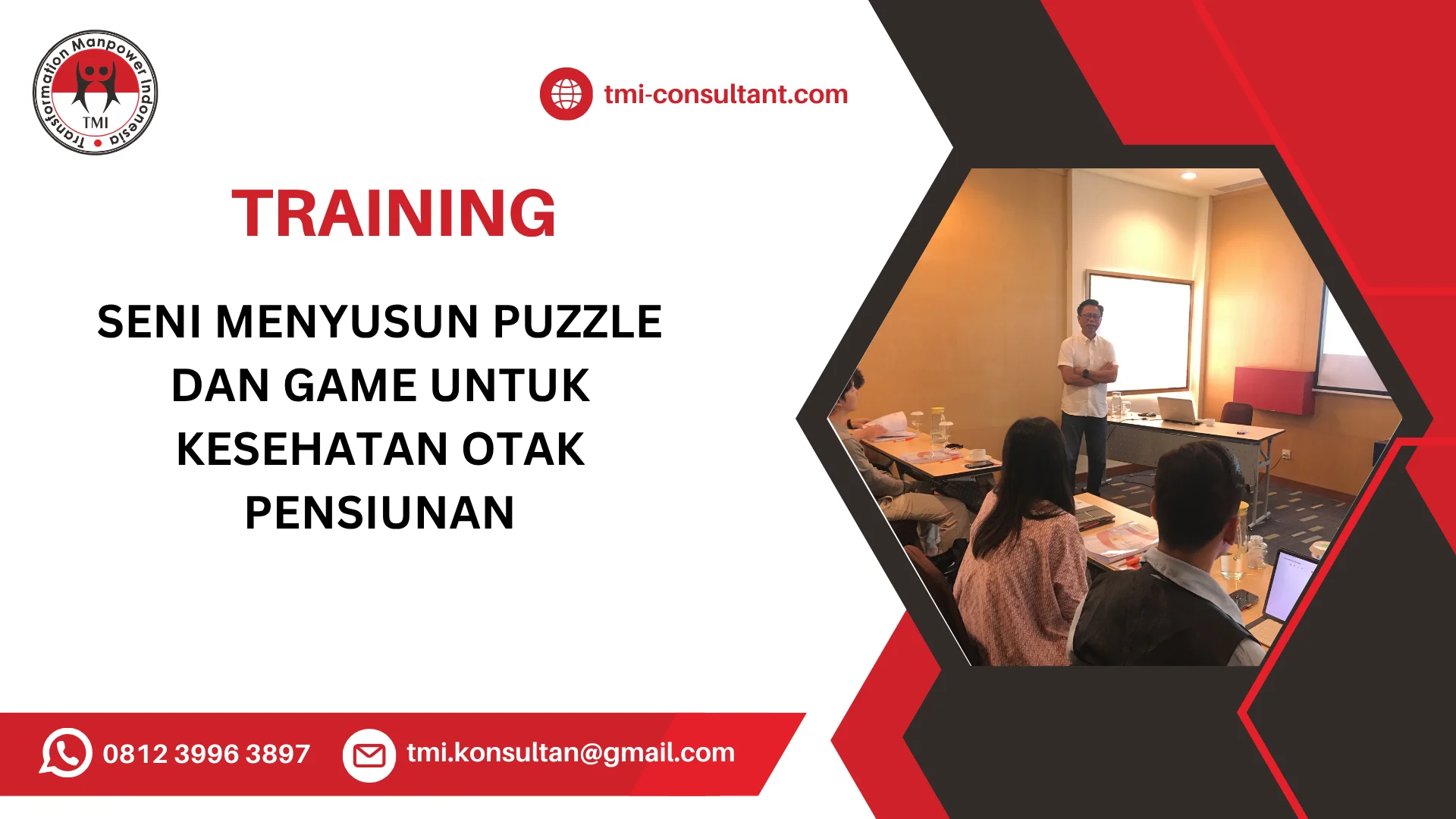 TRAINING SENI MENYUSUN PUZZLE DAN GAME UNTUK KESEHATAN OTAK PENSIUNAN