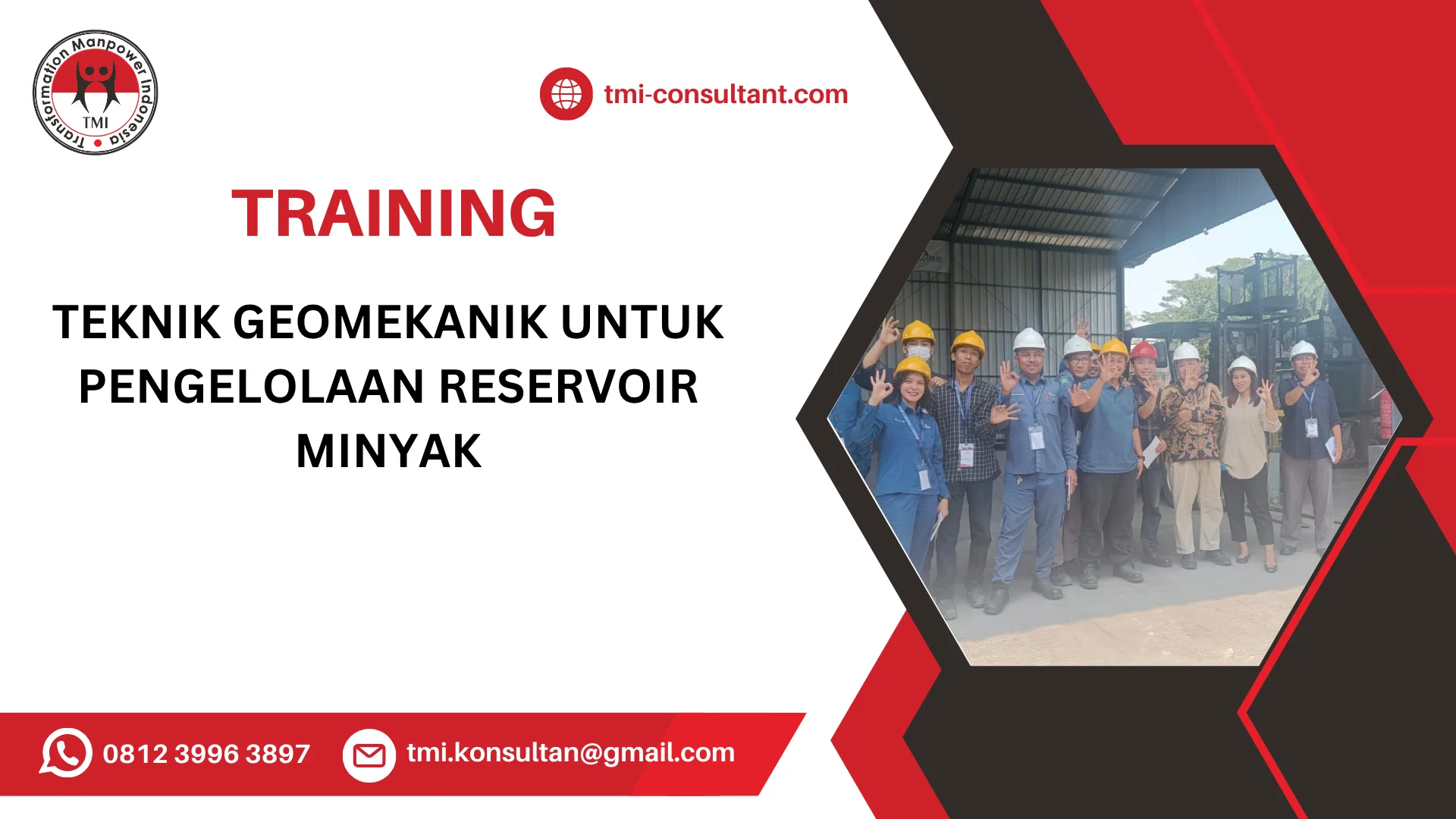 TRAINING TEKNIK GEOMEKANIK UNTUK PENGELOLAAN RESERVOIR MINYAK