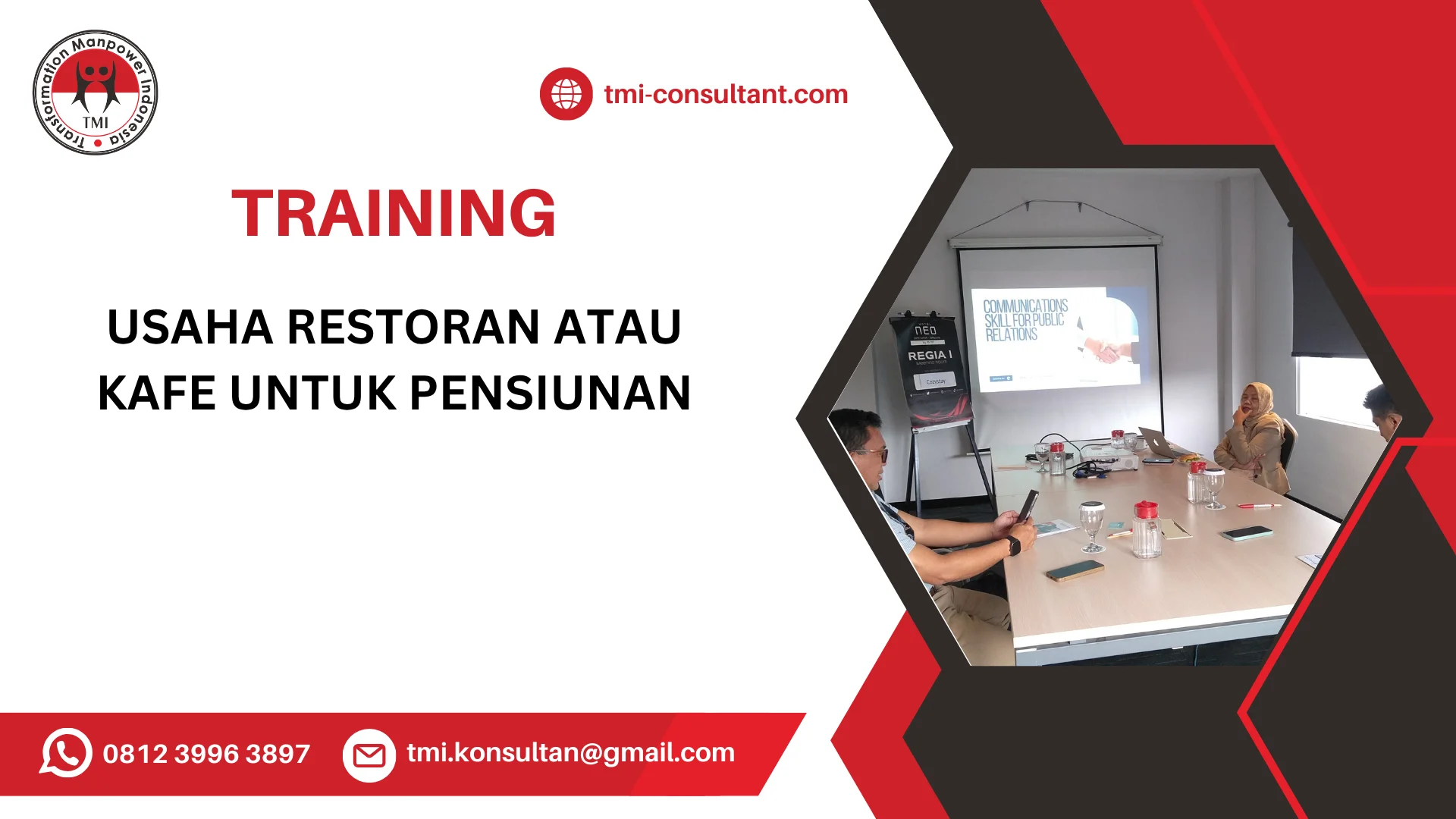 TRAINING USAHA RESTORAN ATAU KAFE UNTUK PENSIUNAN
