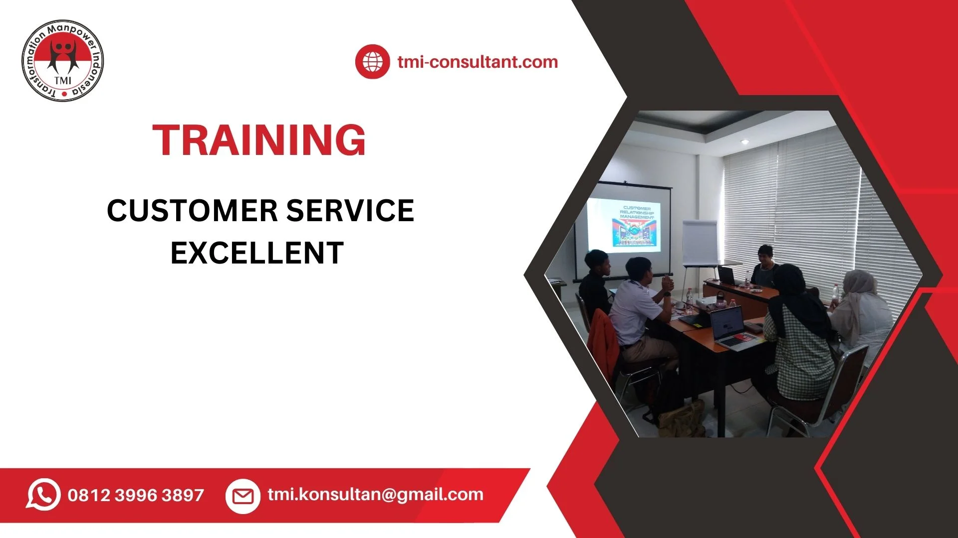 TRAINING CUSTOMER SERVICE EXCELLENT