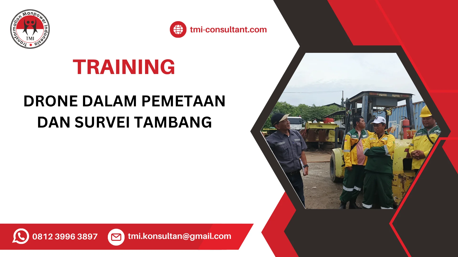 TRAINING DRONE DALAM PEMETAAN DAN SURVEI TAMBANG