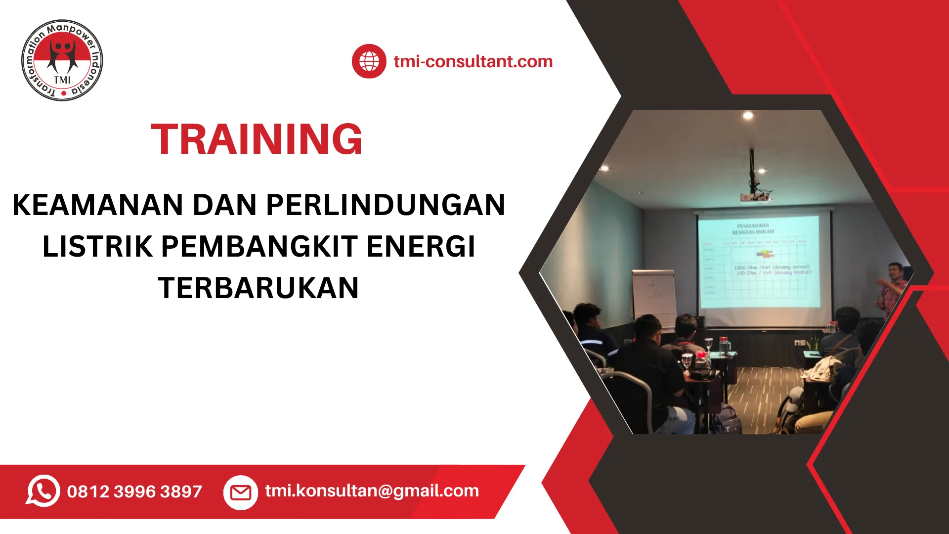 TRAINING KEAMANAN DAN PERLINDUNGAN LISTRIK PEMBANGKIT ENERGI TERBARUKAN