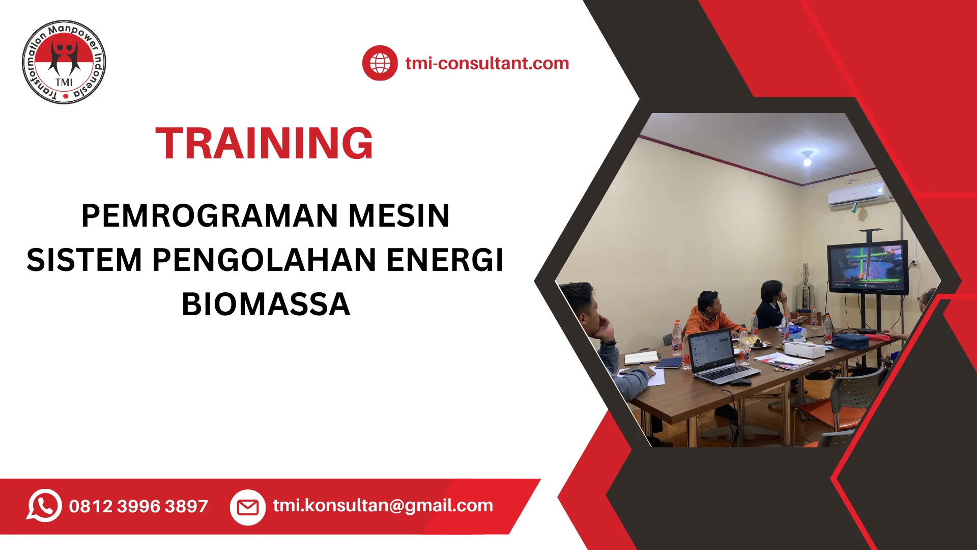 TRAINING PEMROGRAMAN MESIN SISTEM PENGOLAHAN ENERGI BIOMASSA