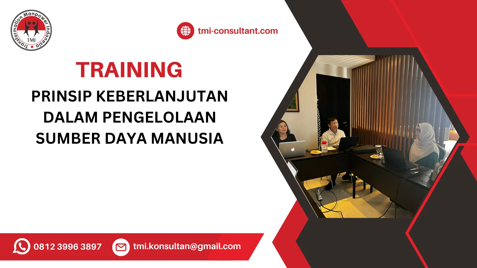 TRAINING PRINSIP KEBERLANJUTAN DALAM PENGELOLAAN SUMBER DAYA MANUSIA