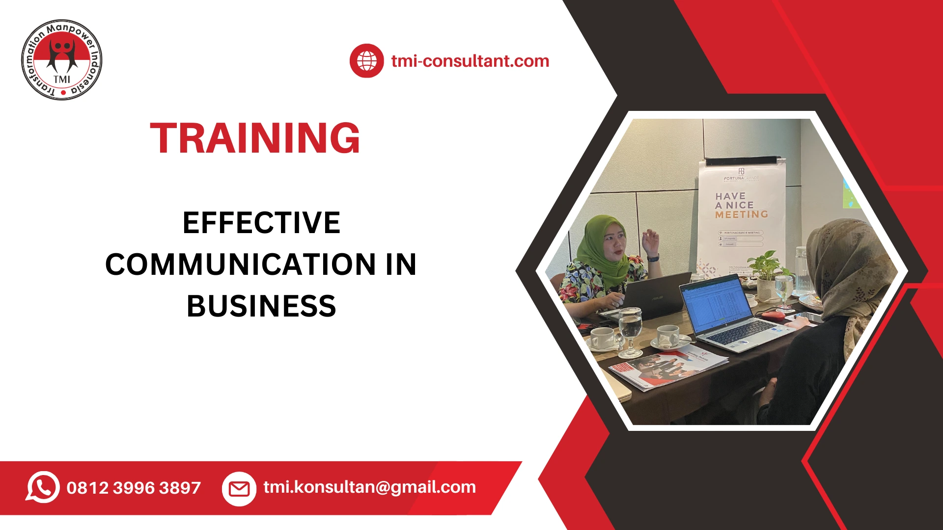 TRAINING EFFECTIVE COMMUNICATION IN BUSINESS
