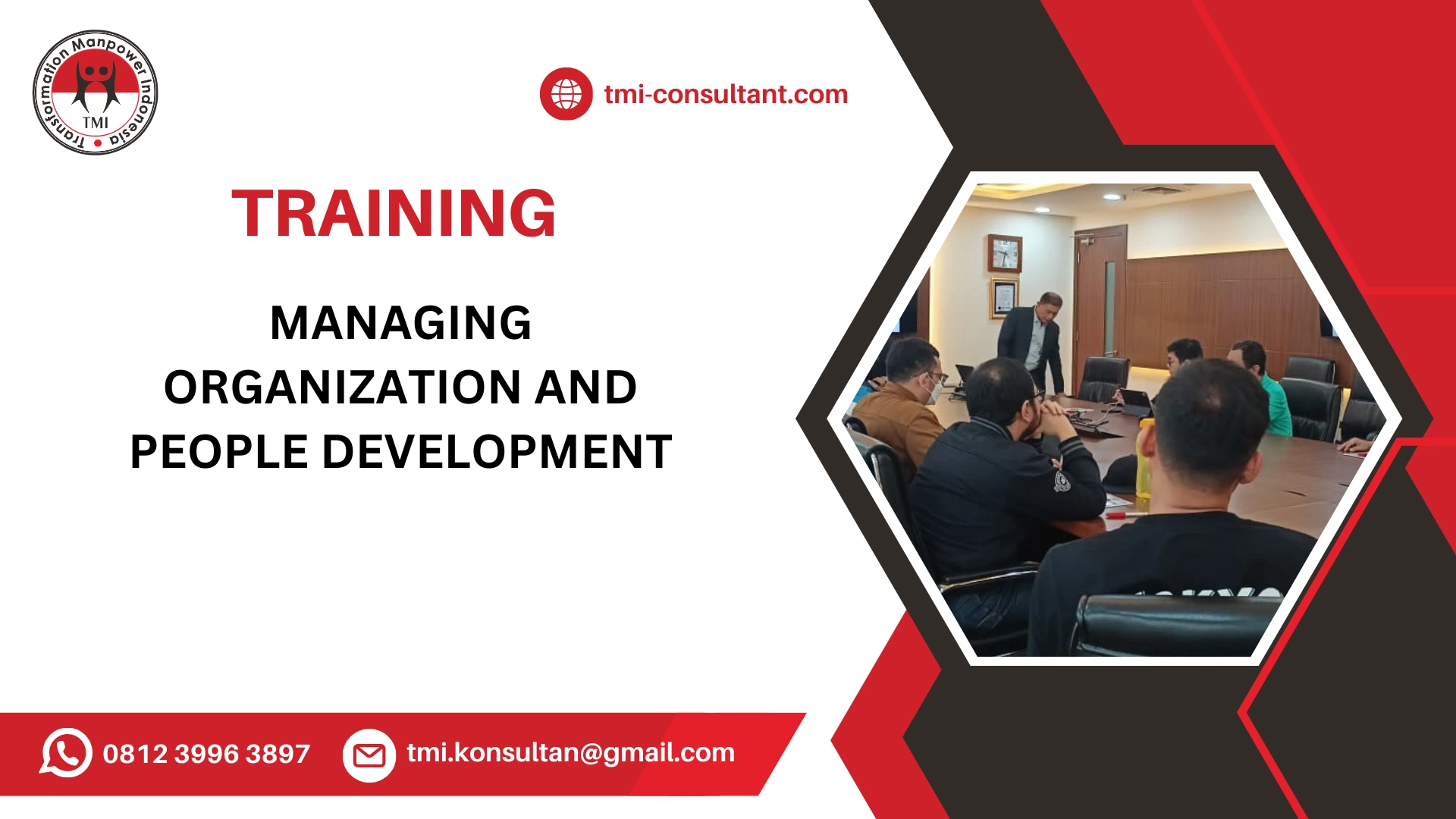TRAINING MANAGING ORGANIZATION AND PEOPLE DEVELOPMENT