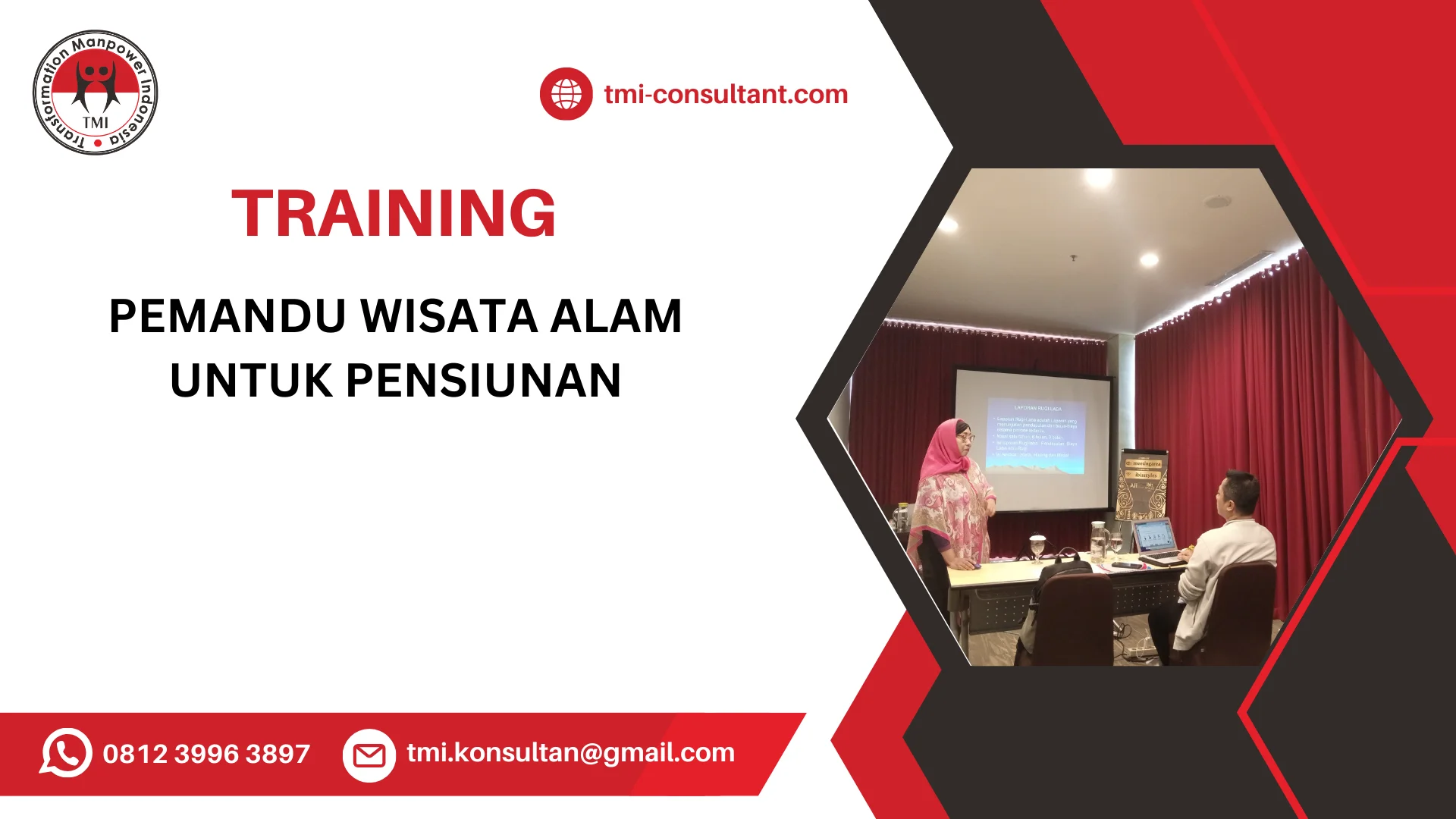 TRAINING PEMANDU WISATA ALAM UNTUK PENSIUNAN