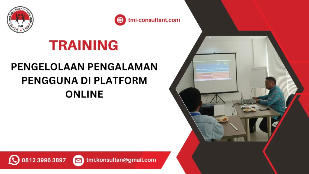 TRAINING PENGELOLAAN PENGALAMAN PENGGUNA DI PLATFORM ONLINE