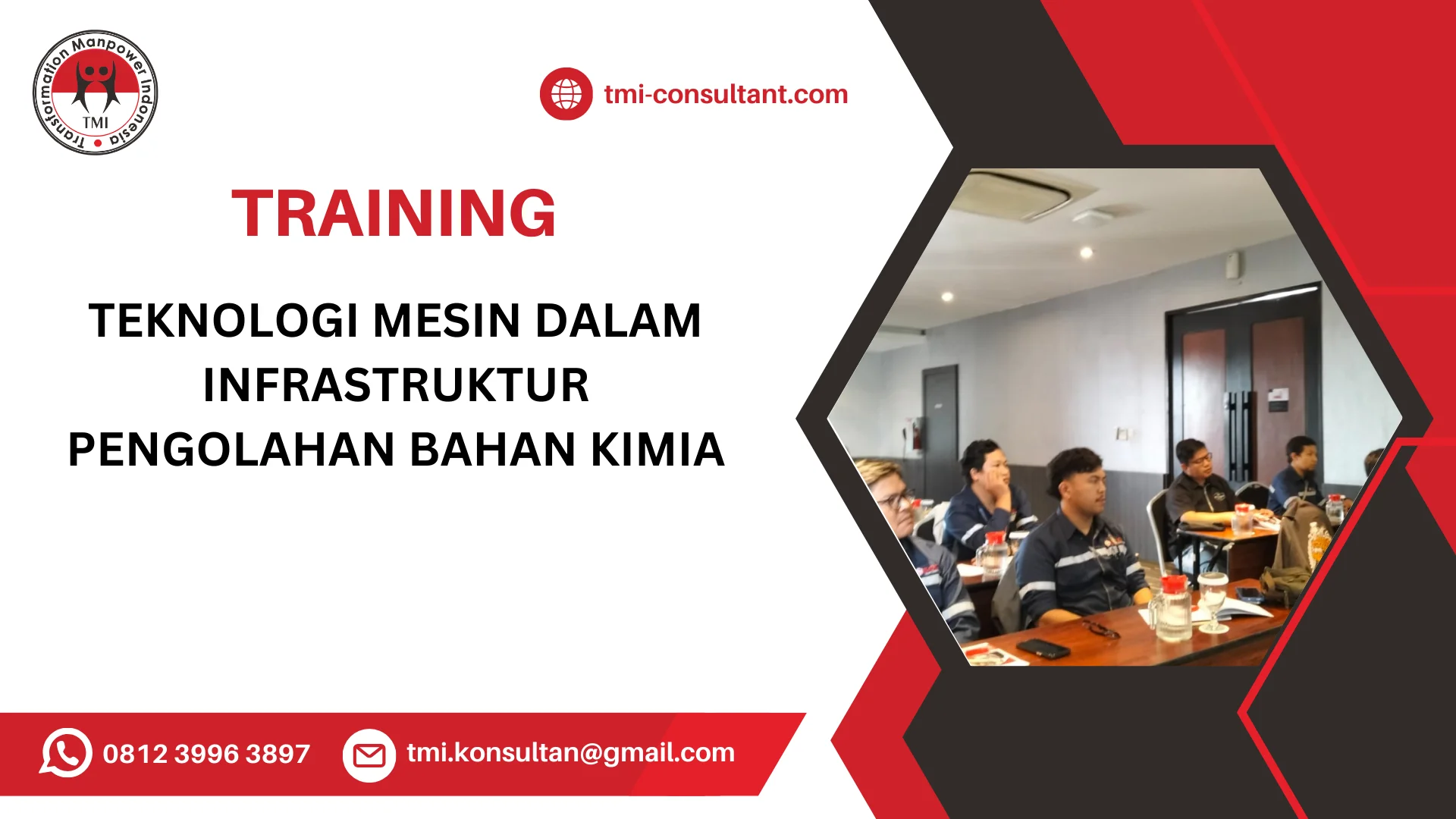 TRAINING TEKNOLOGI MESIN DALAM INFRASTRUKTUR PENGOLAHAN BAHAN KIMIA