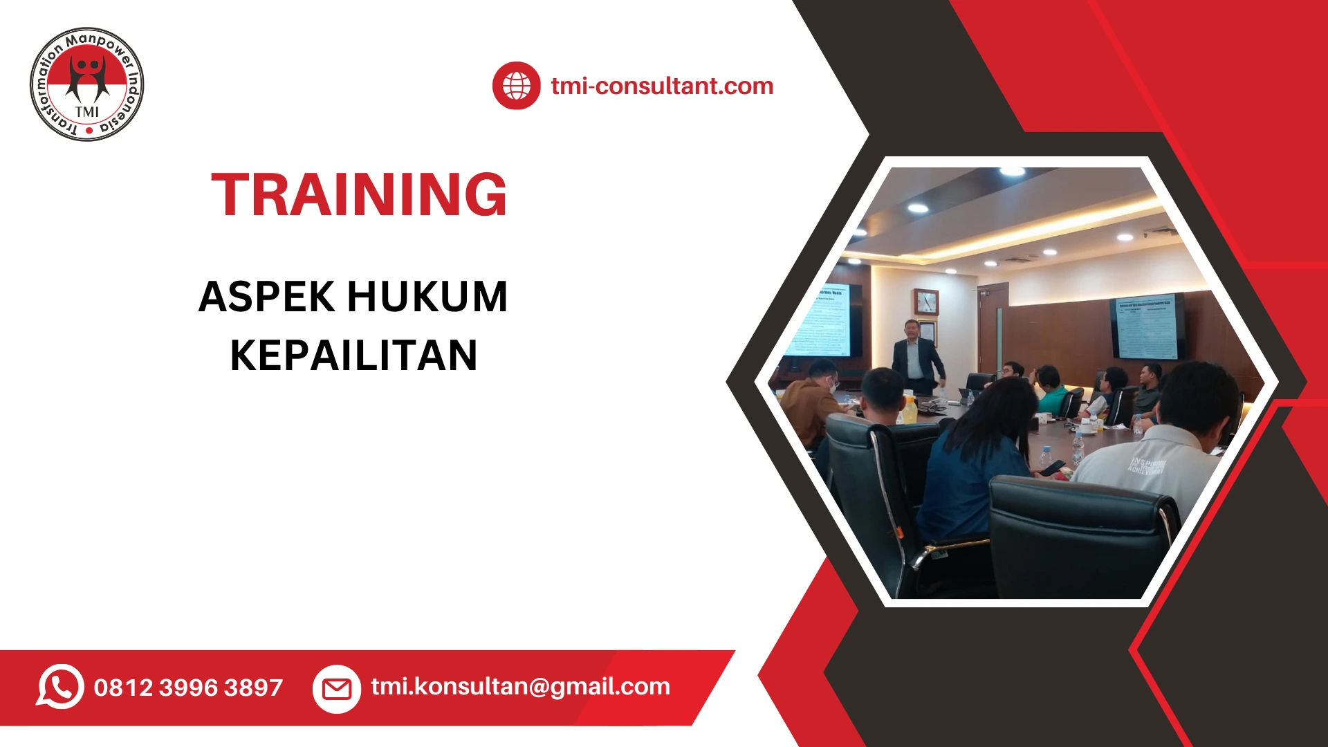 TRAINING ASPEK HUKUM KEPAILITAN