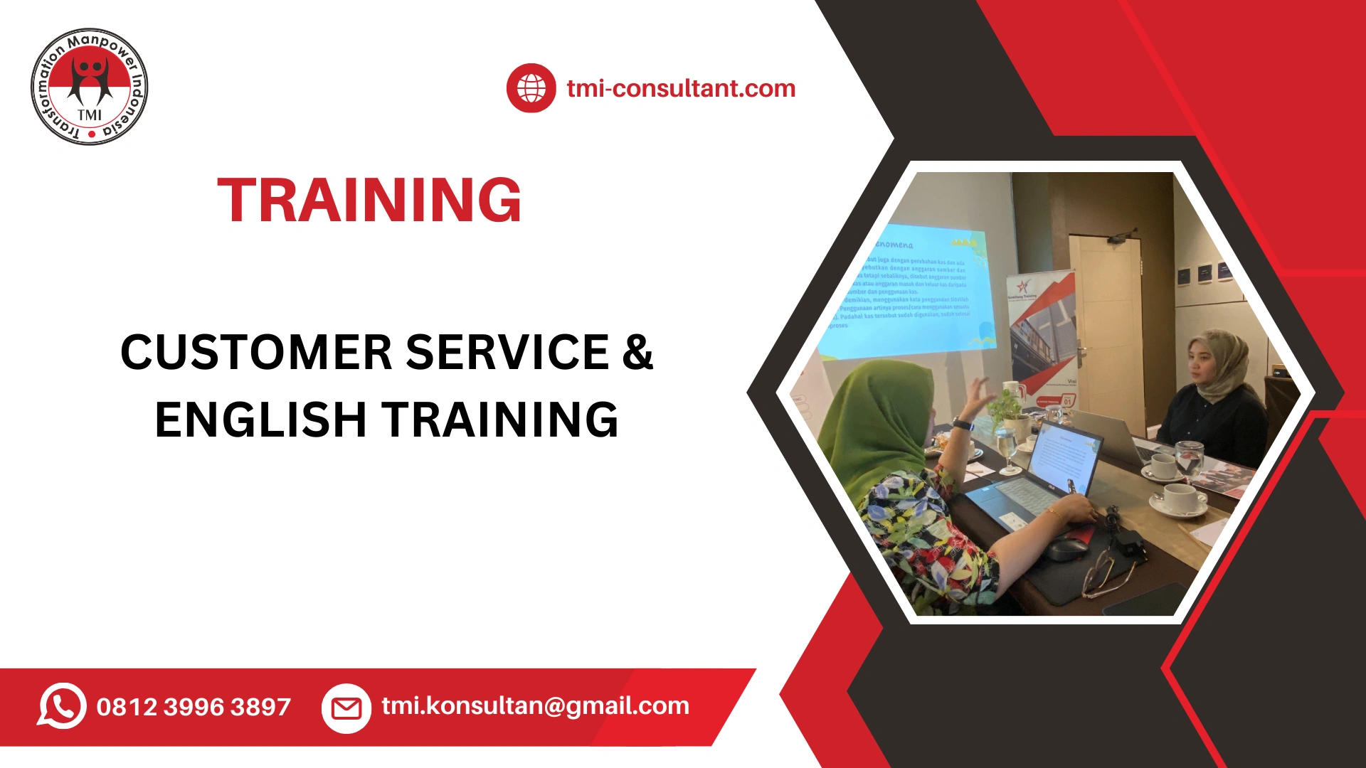 TRAINING ENGLISH FOR CUSTOMER SERVICE