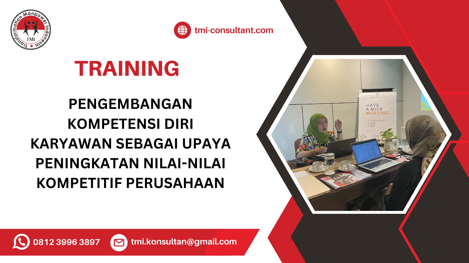 TRAINING PENGEMBANGAN DIRI UNTUK KARYAWAN