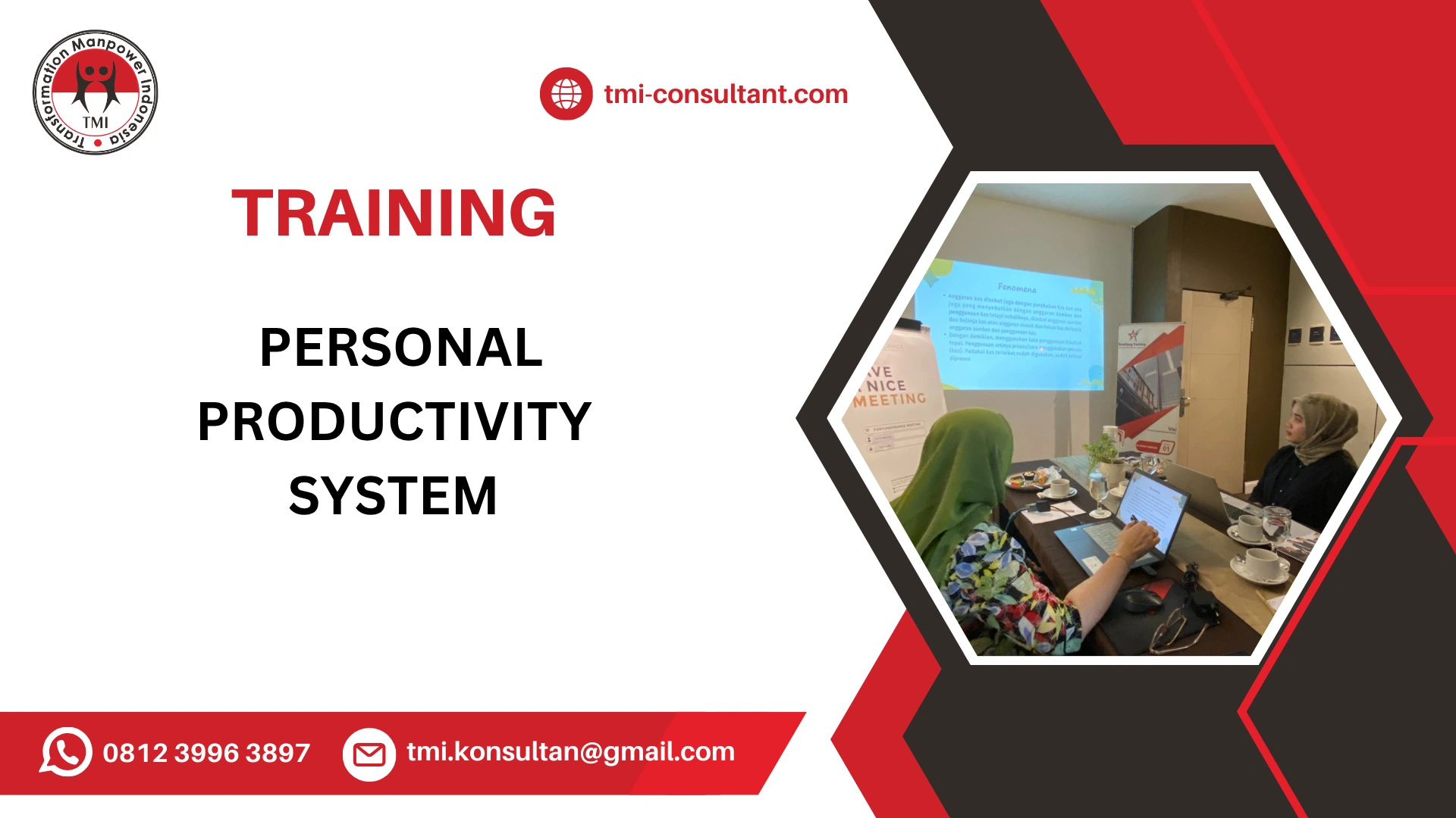 TRAINING PRODUKTIVITAS PERSONAL