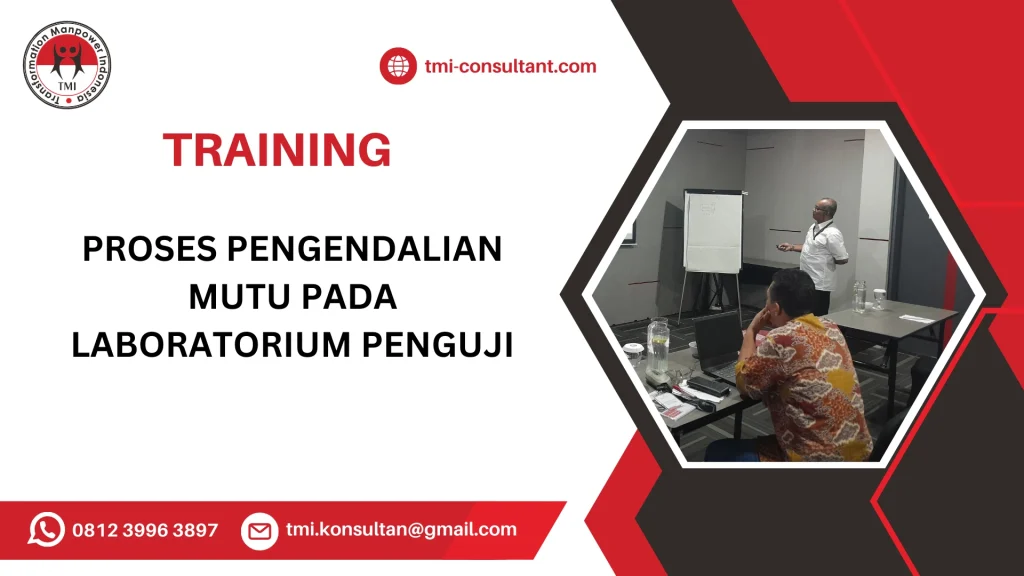TRAINING JAMINAN MUTU HASIL PENGUJIAN