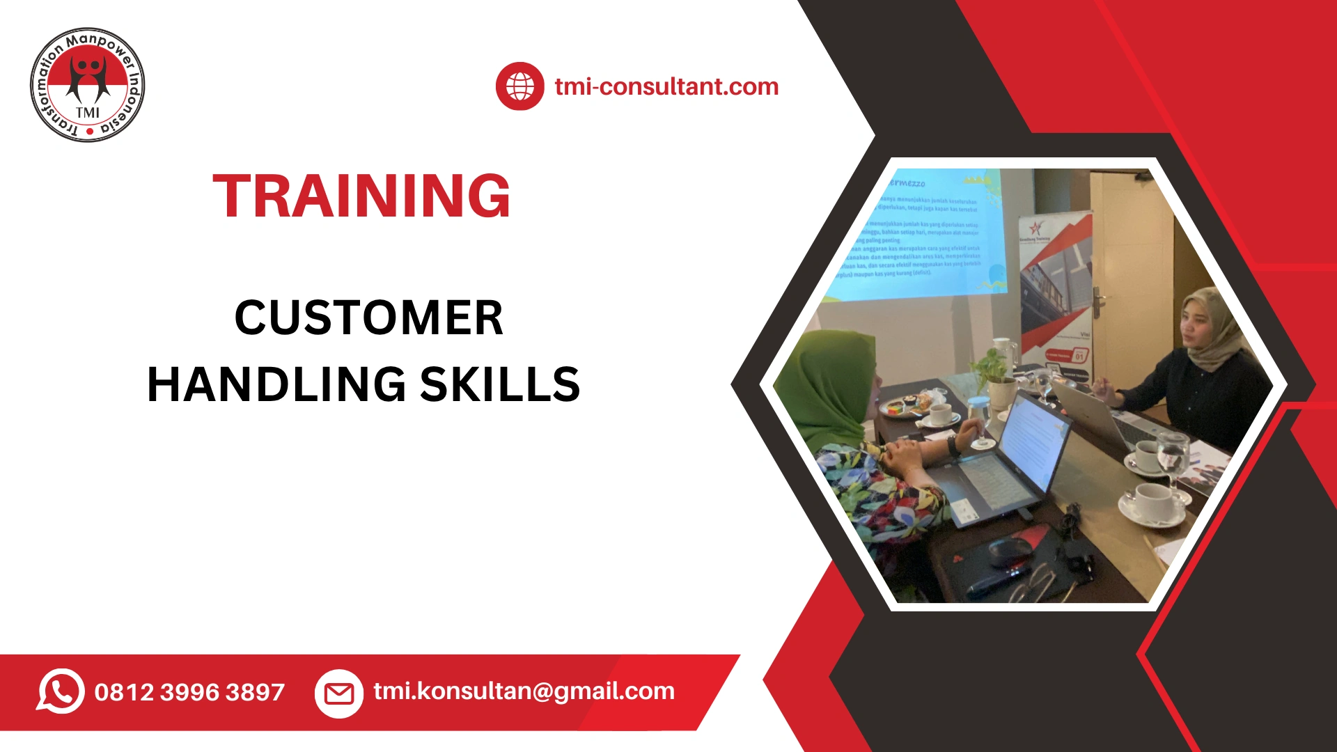 TRAINING CUSTOMER SERVICE EXCELLENT