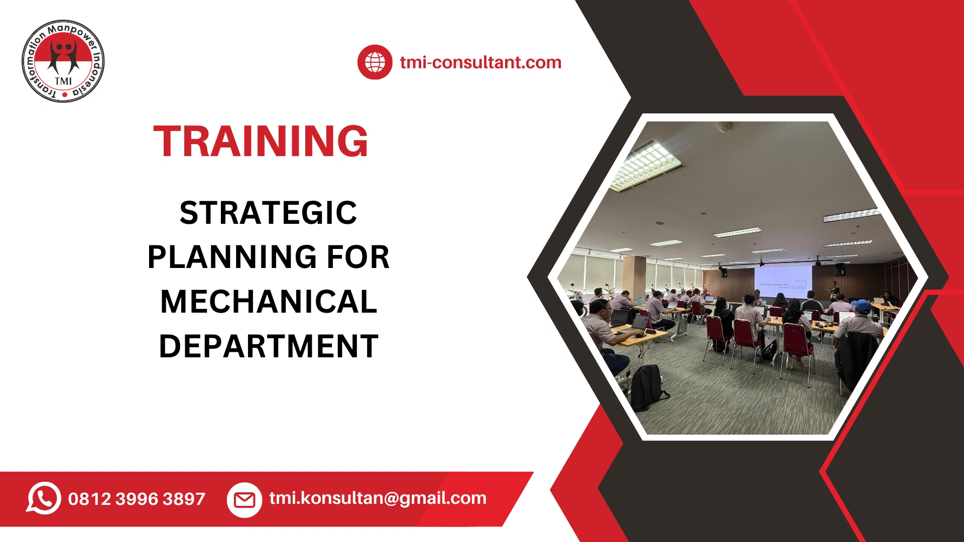 TRAINING PENGELOLAAN DEPARTEMEN MEKANIKAL