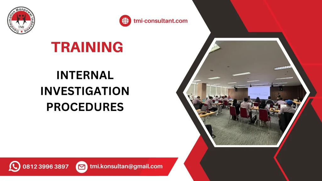 TRAINING TEKNIK INVESTIGASI
