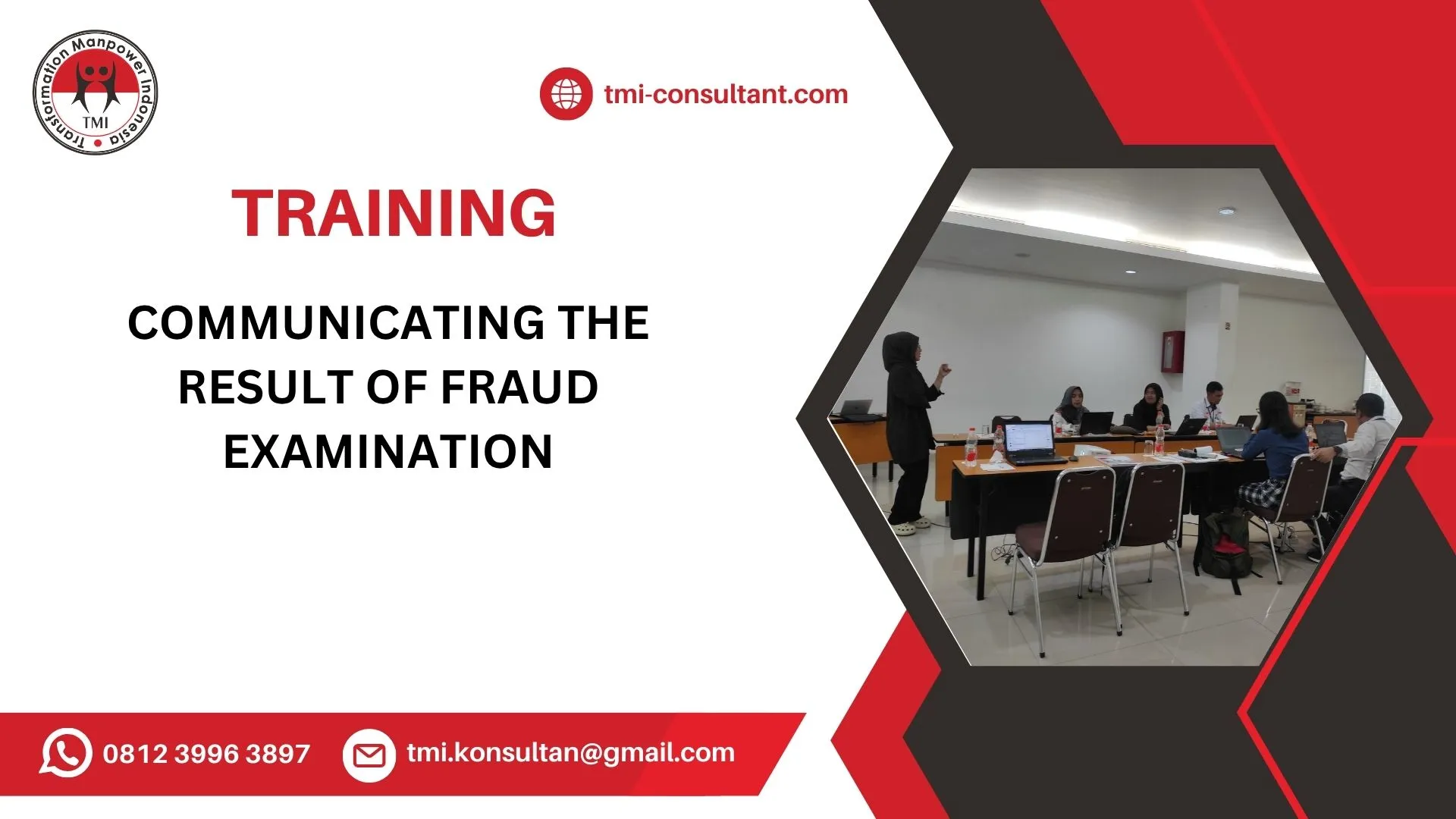 Pelatihan Communicating the Result of Fraud Examination